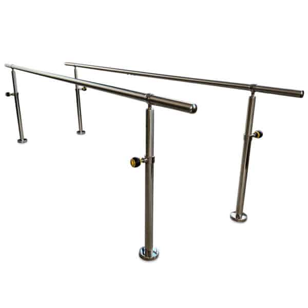 CubicHealth Parallel Bars 3m Stainless Steel Bolt Down